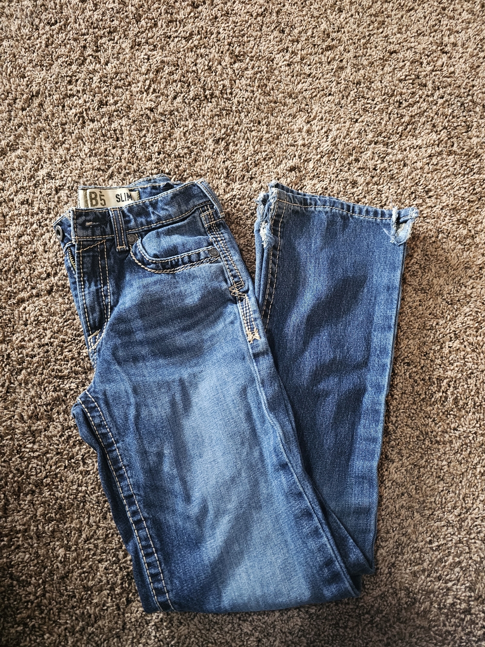 Ariat Kids Slim Jeans in Blue Denim
